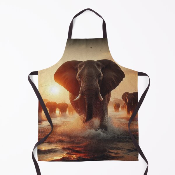 Item preview, ELEPHANT IN THE ZAMBEZI designed and sold by johnnyssandart.