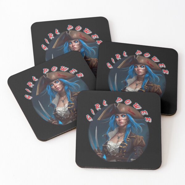 Item preview, Girl power, stunning blue eyed pirate lady, a strong woman in a man’s world designed and sold by sailorsam1805.