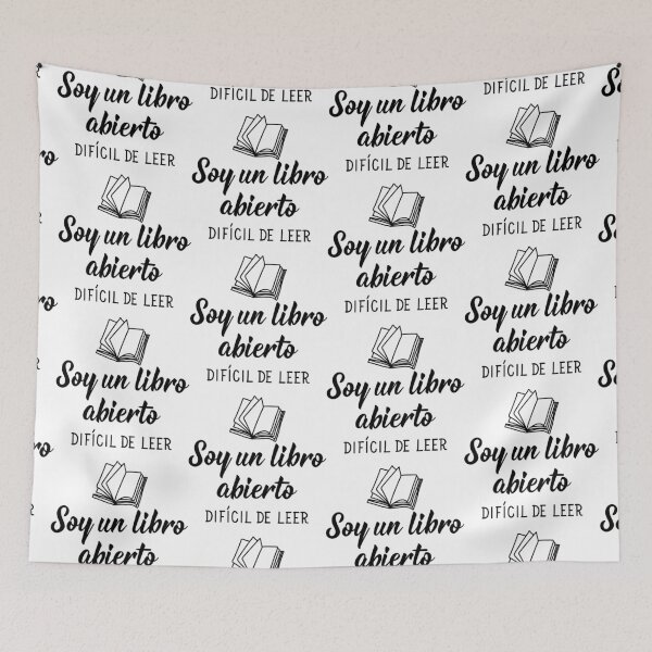 Item preview, Soy un libro abierto difícil de leer. I am an open book difficult to read - in Spanish. designed and sold by pidzam4e.
