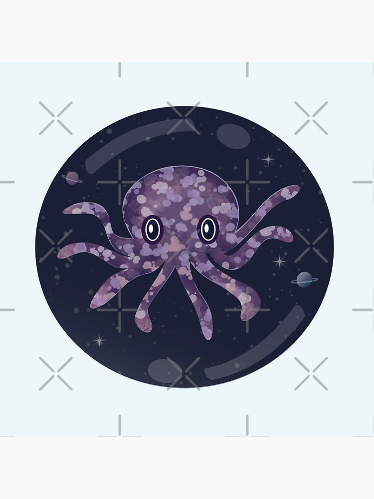 Thumbnail 2 of 2, Tote Bag, Space Octopus designed and sold by CarlaBaremb.