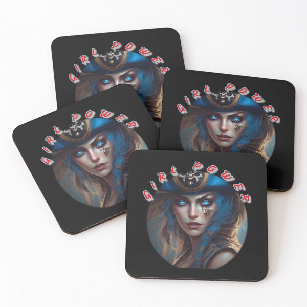 Item preview, Girl power, a very stunning blue eyed pirate lady, a strong woman in a man’s world designed and sold by sailorsam1805.