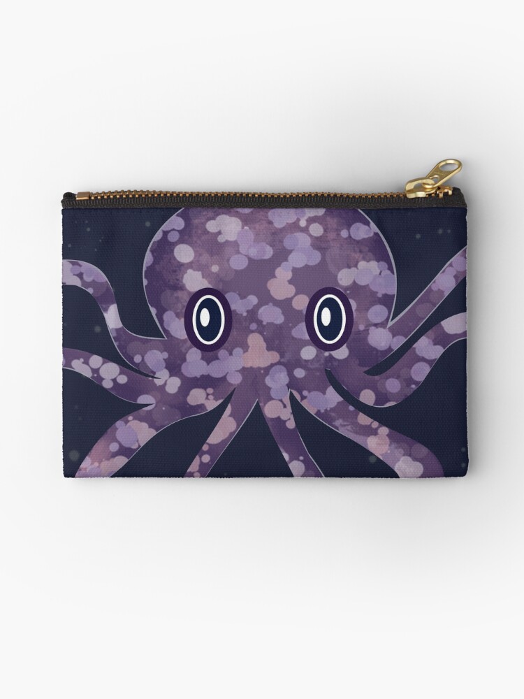 Thumbnail 1 of 4, Zipper Pouch, Space Octopus designed and sold by CarlaBaremb.