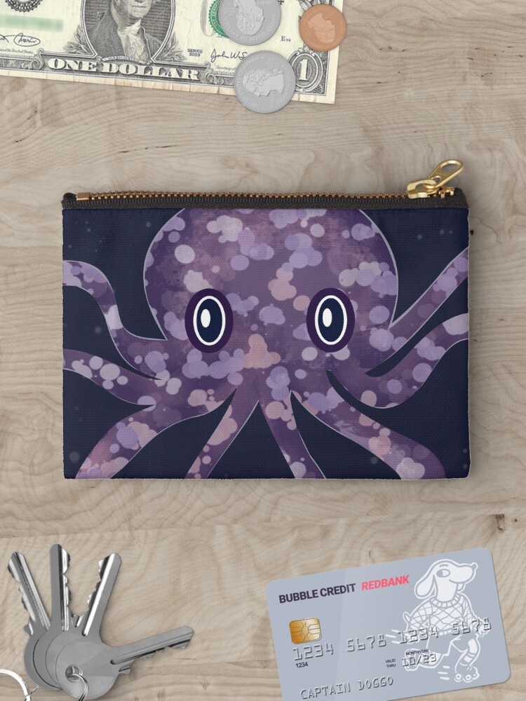 Thumbnail 3 of 4, Zipper Pouch, Space Octopus designed and sold by CarlaBaremb.
