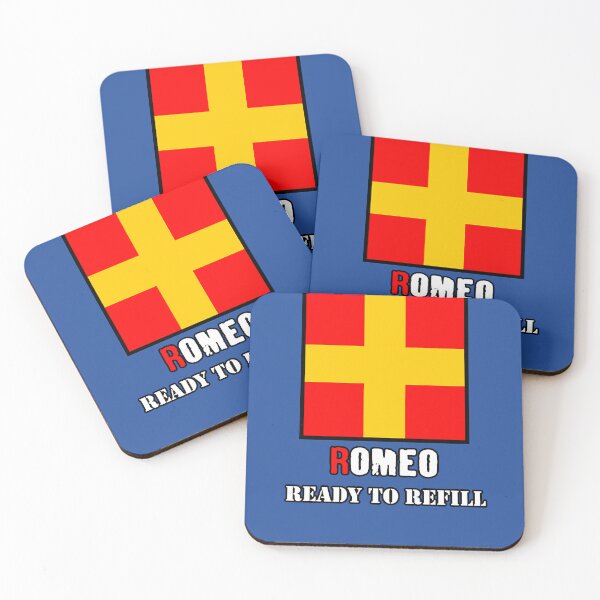Item preview, Romeo nautical flags  designed and sold by TerradVents.