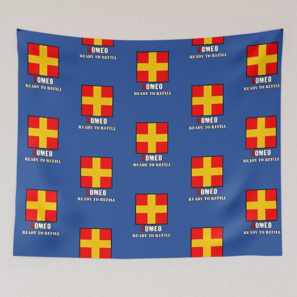 Item preview, Romeo nautical flags  designed and sold by TerradVents.