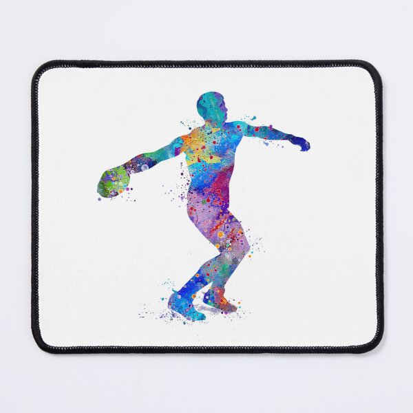 Item preview, Boy Discus Thrower Watercolor designed and sold by LotusGifts.