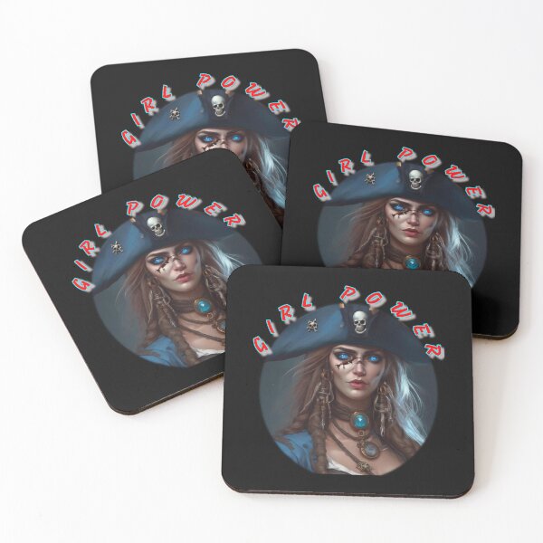 Item preview, Girl power, very stunning blue eyed pirate queen,a strong woman in a man’s world designed and sold by sailorsam1805.