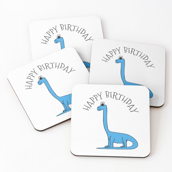 Item preview, Diplodocus Dinosaur Happy Birthday designed and sold by doodlerob.