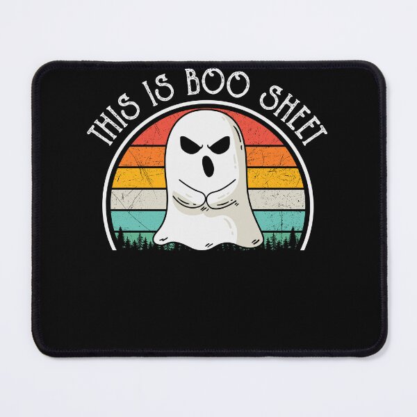 Item preview, This Is Boo Sheet Ghost Retro Funny Halloween Men Women designed and sold by MobyStickers.
