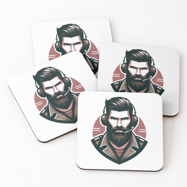 Item preview, Beard man for handsome and fashionable persons designed and sold by vectorillus.