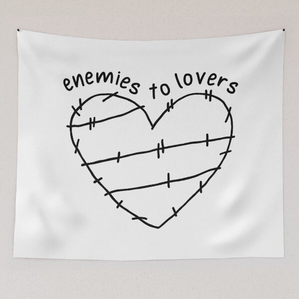 Item preview, Enemies To Lovers Heart designed and sold by ArtemMKV.