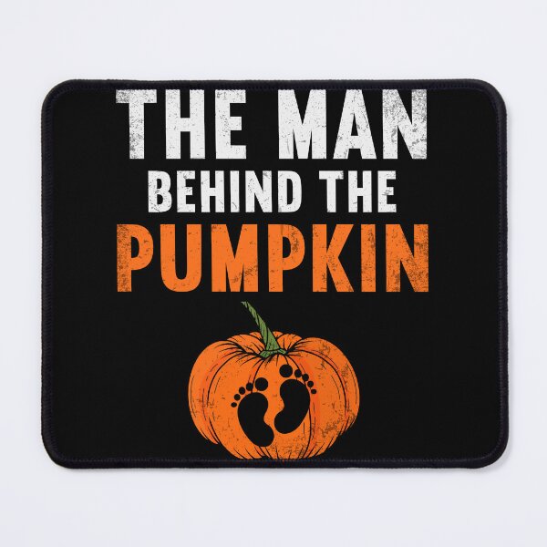 Item preview, Halloween Pregnancy Announcement The Man Behind The Pumpkin designed and sold by MobyStickers.