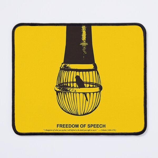 Item preview, freedom of speech designed and sold by Ratatatts.
