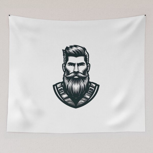 Item preview, Beard man for handsome and fashionable persons designed and sold by vectorillus.