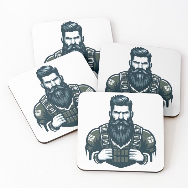 Item preview, Beard man for handsome and fashionable persons designed and sold by vectorillus.