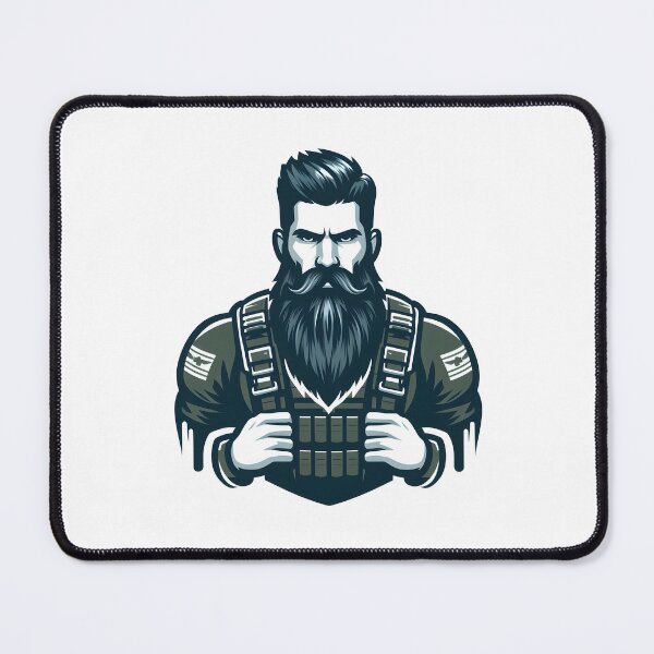 Item preview, Beard man for handsome and fashionable persons designed and sold by vectorillus.