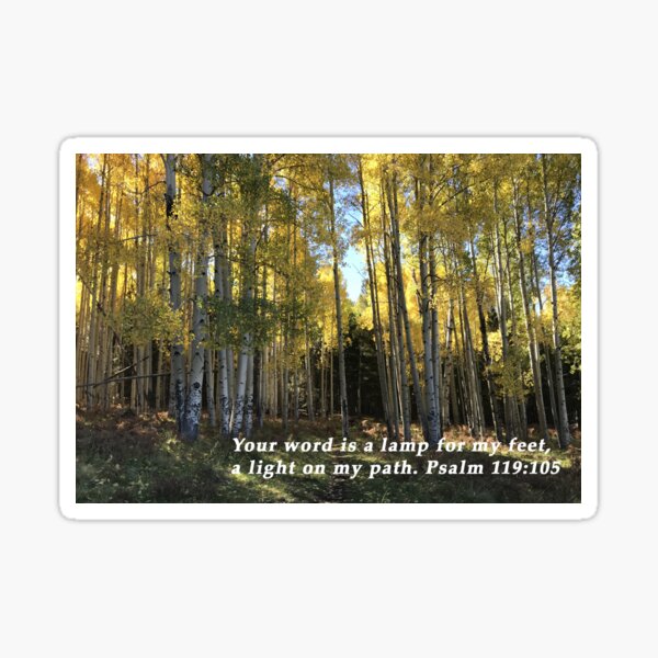 Aspen Corner Trail with verse - From ccnow.info Sticker