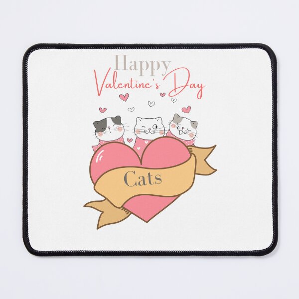 Item preview, Happy Valentine's day _ cats designed and sold by Jemsruk.