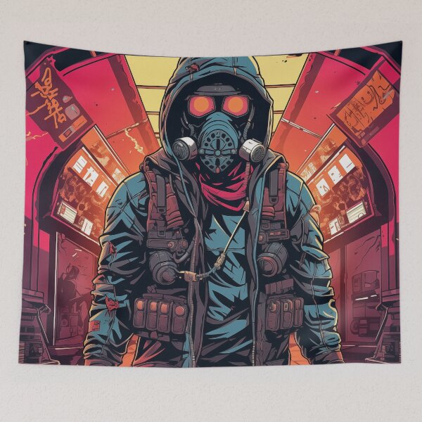 Item preview, Gas Mask Punk HD AI Generated designed and sold by scudpunk.