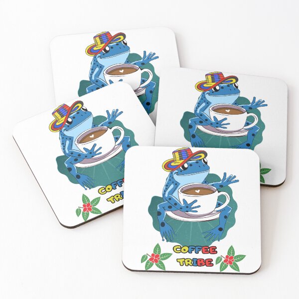 Item preview, The Blue Arrow Frog from the Coffee tribe designed and sold by YenKunst.