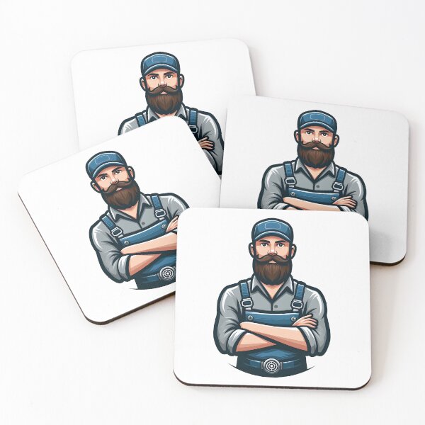 Item preview, Beard man for handsome and fashionable persons designed and sold by vectorillus.