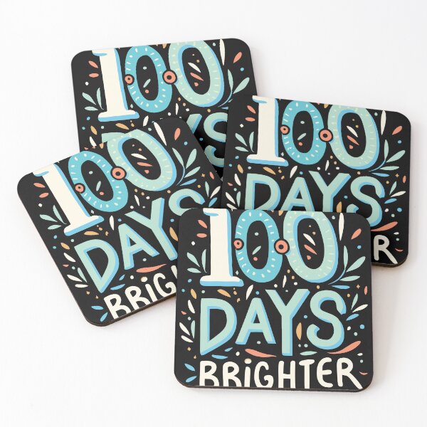 Item preview, 100 Days Brighter - Celebrate 100th Day of School  designed and sold by QuantaPixel.