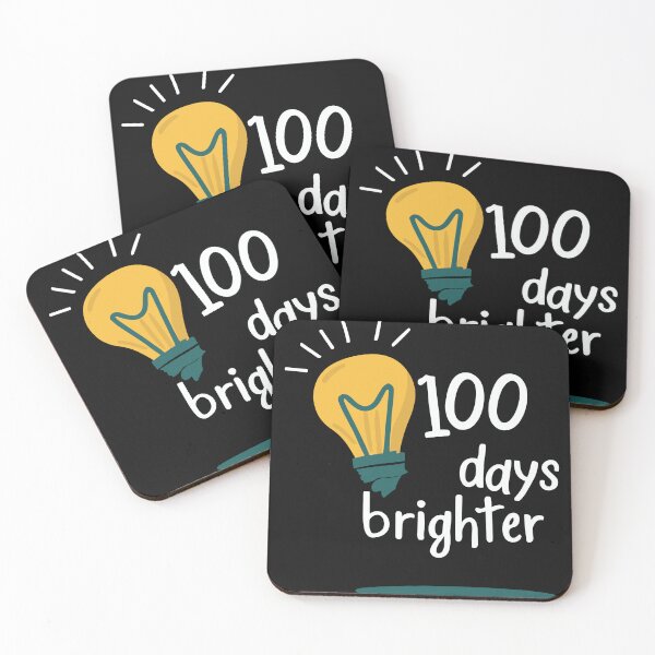 Item preview, 100 Days Brighter - Celebrate 100th Day of School  designed and sold by QuantaPixel.