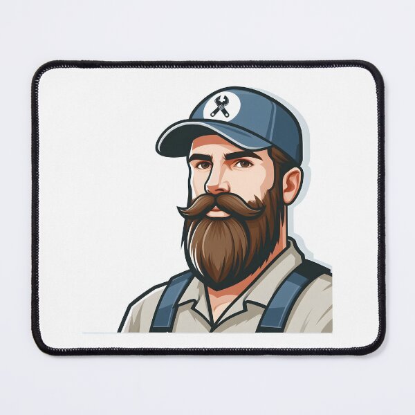Item preview, Beard man for handsome and fashionable persons designed and sold by vectorillus.