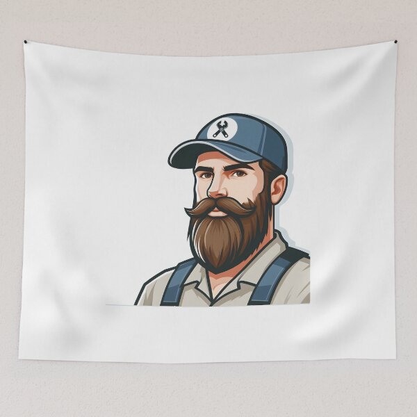 Item preview, Beard man for handsome and fashionable persons designed and sold by vectorillus.