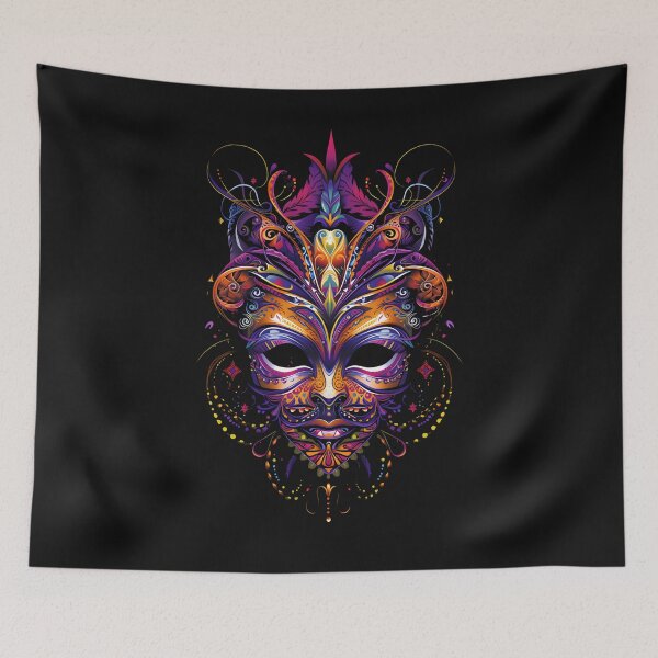 Item preview, Colourful Mardi Gras Mask  designed and sold by ZeptepiTrends.