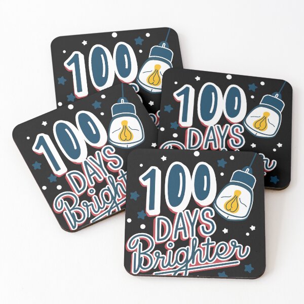 Item preview,  100 Days Brighter - Celebrate 100th Day of School  designed and sold by QuantaPixel.