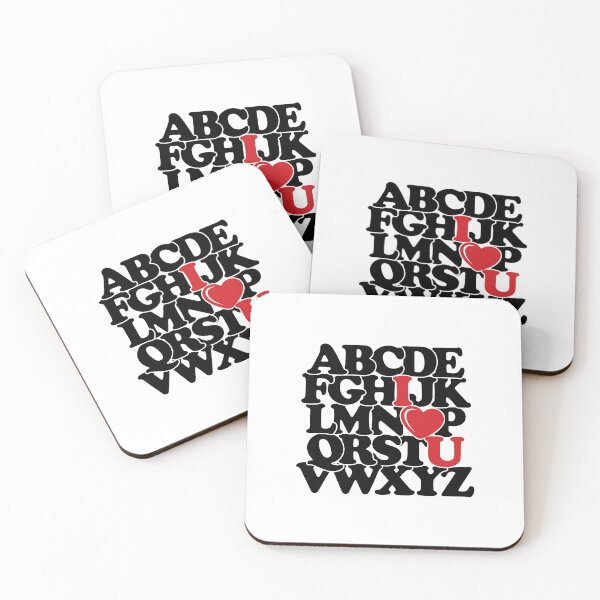 Item preview, I LOVE YOU ALPHABET designed and sold by tatajef14.