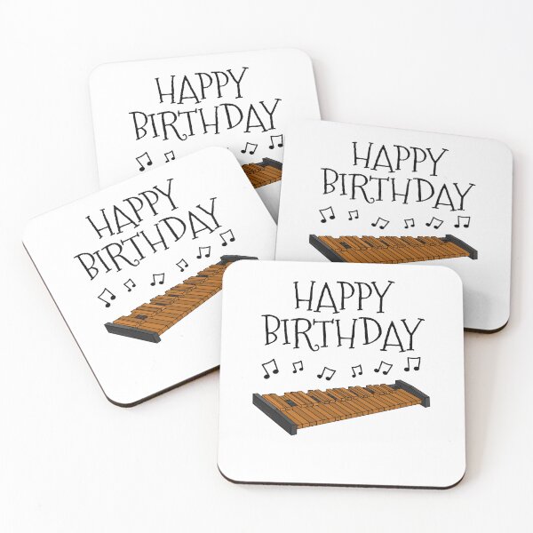 Item preview, Xylophone Happy Birthday Percussion Teacher Percussionist Musician designed and sold by doodlerob.