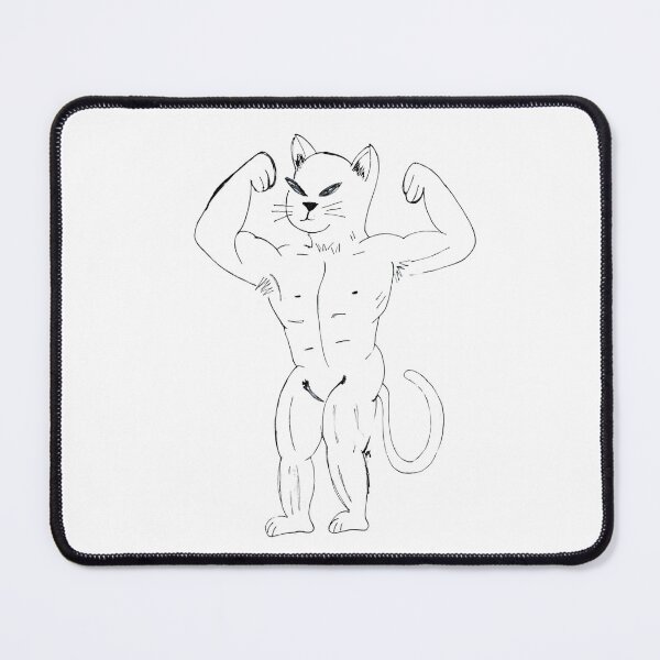 Item preview, Swole Kitty Furry Fitness Gains  designed and sold by Kristalin Glass.