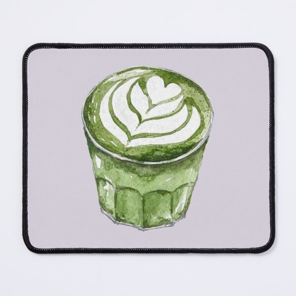 Item preview, matcha latte drawing designed and sold by pnkrose.