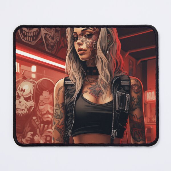 Item preview, Scary Beautiful Goth Punk Aesthetic HD AI  designed and sold by scudpunk.
