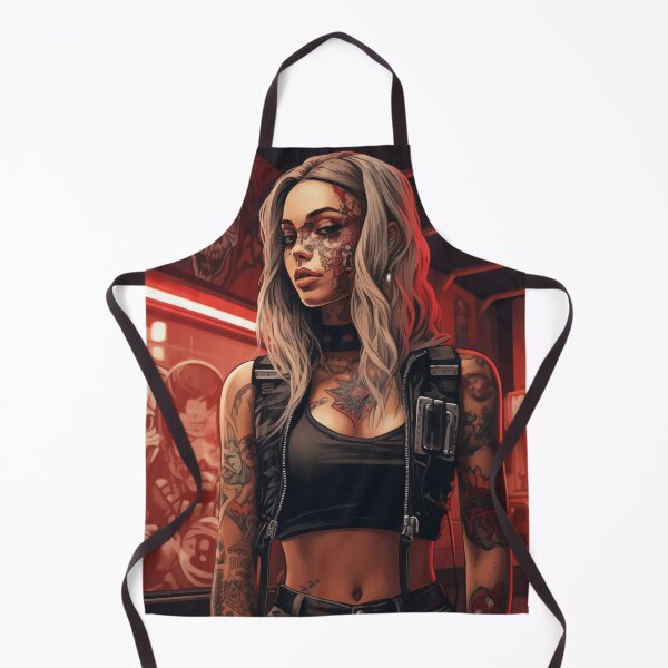 Item preview, Scary Beautiful Goth Punk Aesthetic HD AI designed and sold by scudpunk.