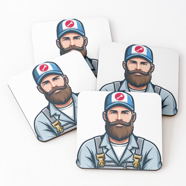 Item preview, Beard man for handsome and fashionable persons designed and sold by vectorillus.
