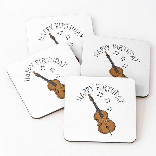 Item preview, Double Bass Happy Birthday Bassist Jazz Musician designed and sold by doodlerob.
