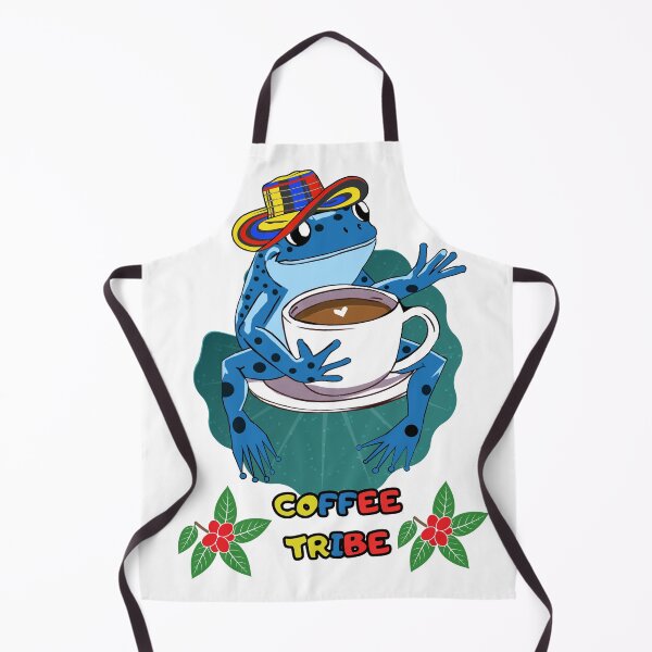 Item preview, The Blue Arrow Frog from the Coffee tribe designed and sold by YenKunst.