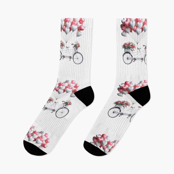 Aperçu de l'œuvre Loving Escape - Ballons coeur de vélo créée et vendue par SADStyleDesigns.