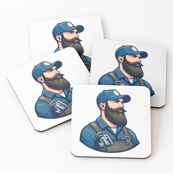 Item preview, Beard man for handsome and fashionable persons designed and sold by vectorillus.