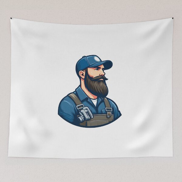 Item preview, Beard man for handsome and fashionable persons designed and sold by vectorillus.