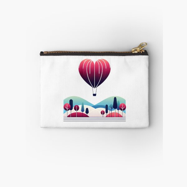 Item preview, Skyward Affection - Heart Hot Air Balloon designed and sold by SADStyleDesigns.