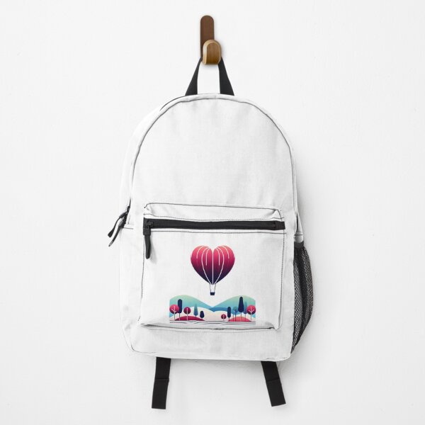 Item preview, Skyward Affection - Heart Hot Air Balloon designed and sold by SADStyleDesigns.