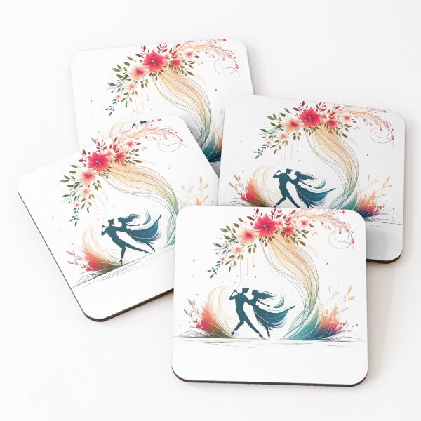 Item preview, Floral Waltz - Love Dance Among the Flowers designed and sold by SADStyleDesigns.