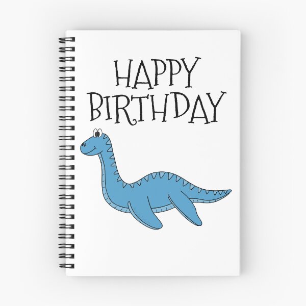 Item preview, Plesiosaurus Dinosaur Happy Birthday designed and sold by doodlerob.