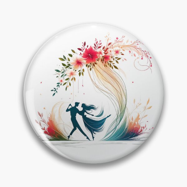 Item preview, Floral Waltz - Love Dance Among the Flowers designed and sold by SADStyleDesigns.