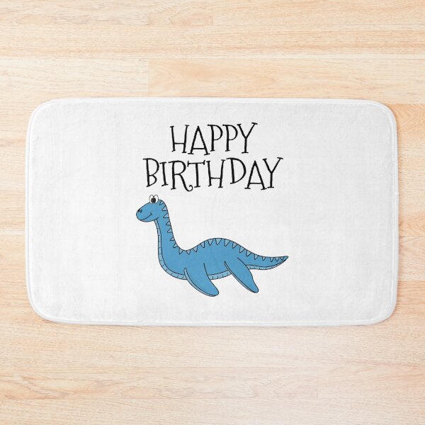 Item preview, Plesiosaurus Dinosaur Happy Birthday designed and sold by doodlerob.
