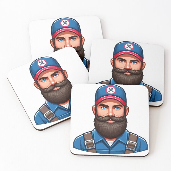 Item preview, Beard man for handsome and fashionable persons designed and sold by vectorillus.